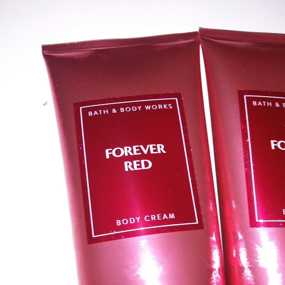 Set of 3 Bath and Body Works Cream Lotion Forever Red Ultimate Hydration Shea Bu - Picture 3 of 12
